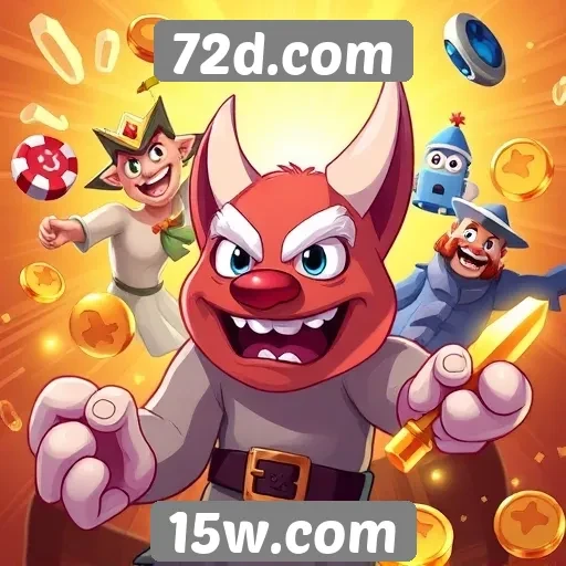 Visão geral dos jogos disponíveis em 72d.com